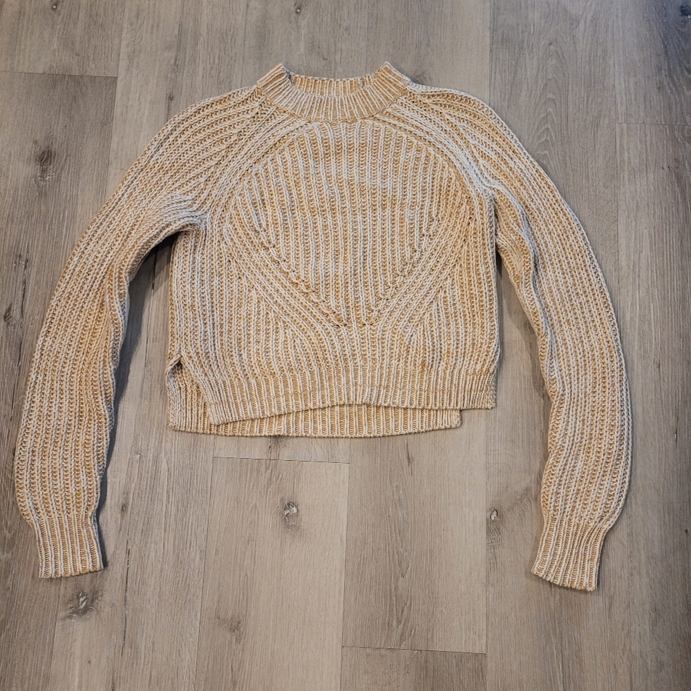 L.A. Hearts Chunky Knit Long Sleeve Tan Sweater Sz Small NWT